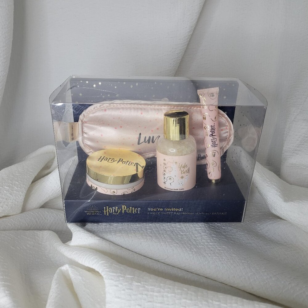 ULTA Harry Potter You're Invited Bath 4pc Gift Set Raspberry Scented